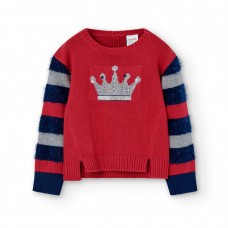 BOBOLI πουλόβερ 727220-3761 κόκκινο